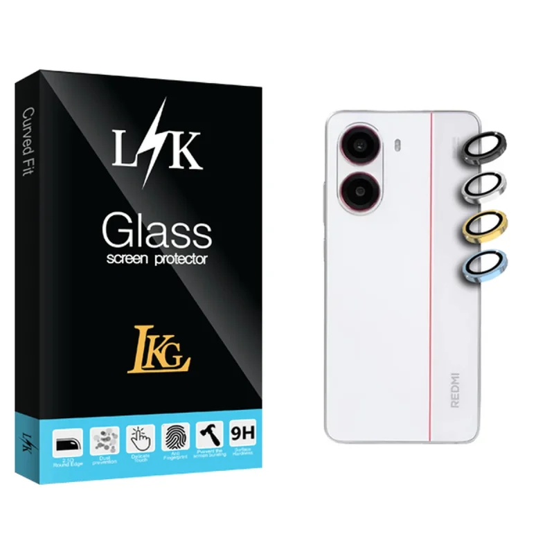 محافظ لنز ال کا جی مدل ring_X7g LKK مناسب برای گوشی موبایل شیائومی Redmi Turbo 4