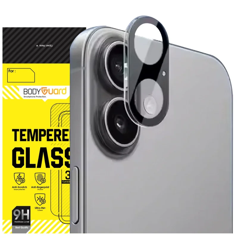 محافظ لنز دوربین بادیگارد مدل BLK مناسب برای گوشی موبایل اپل iPhone 17