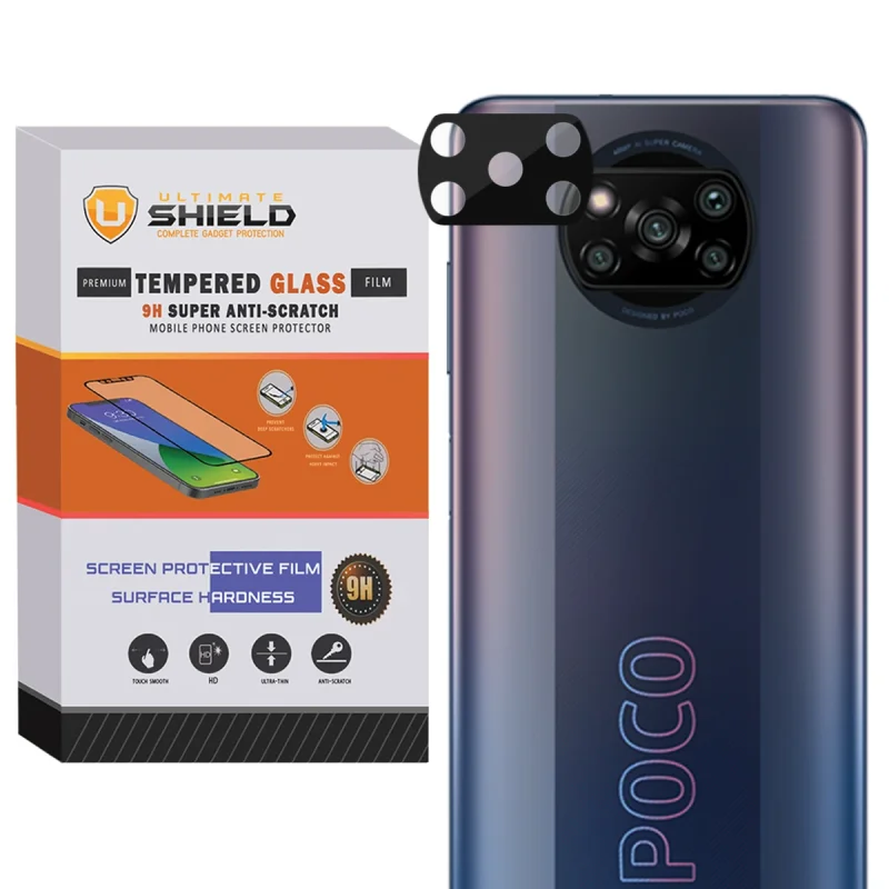 محافظ لنز دوربین آلتیمیت شیلد مدل 3D-UL مناسب برای گوشی موبایل شیائومی Poco X3 / X3 Pro / X3 NFC