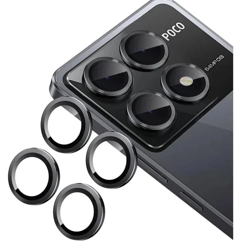محافظ لنز دوربین کروکودیل مدل C-R مناسب برای گوشی موبایل شیائومی Poco X6 Pro
