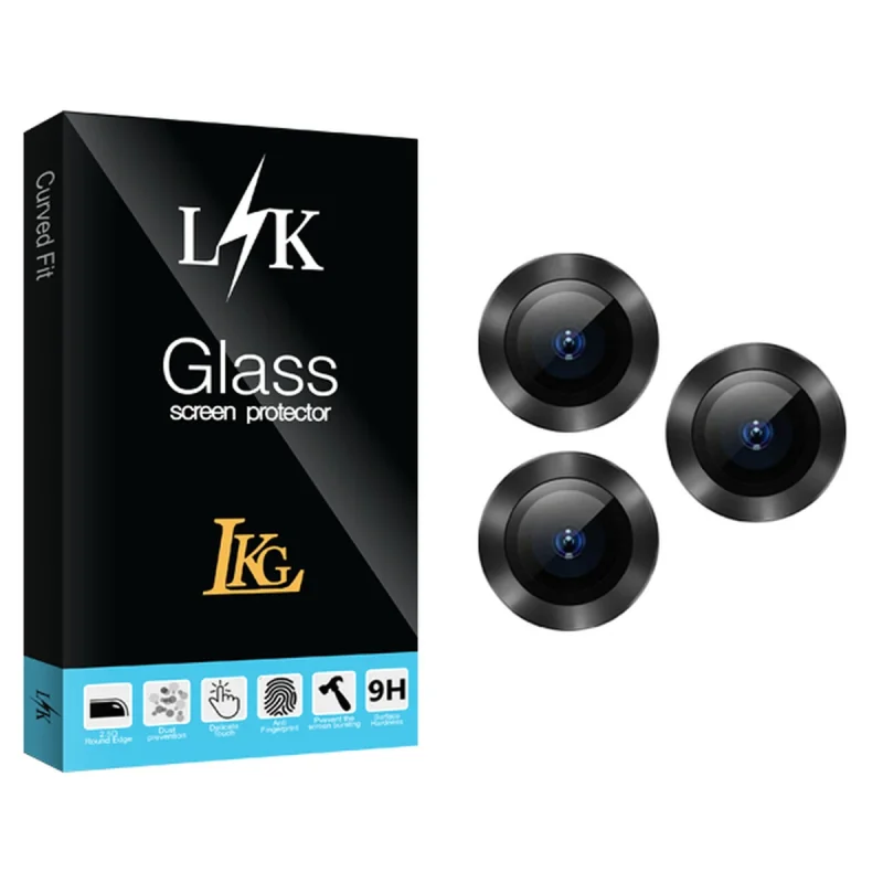 محافظ لنز گوشی ال کا جی مدل LK Glass FLL مناسب برای گوشی موبایل اپل iPhone 13 Pro