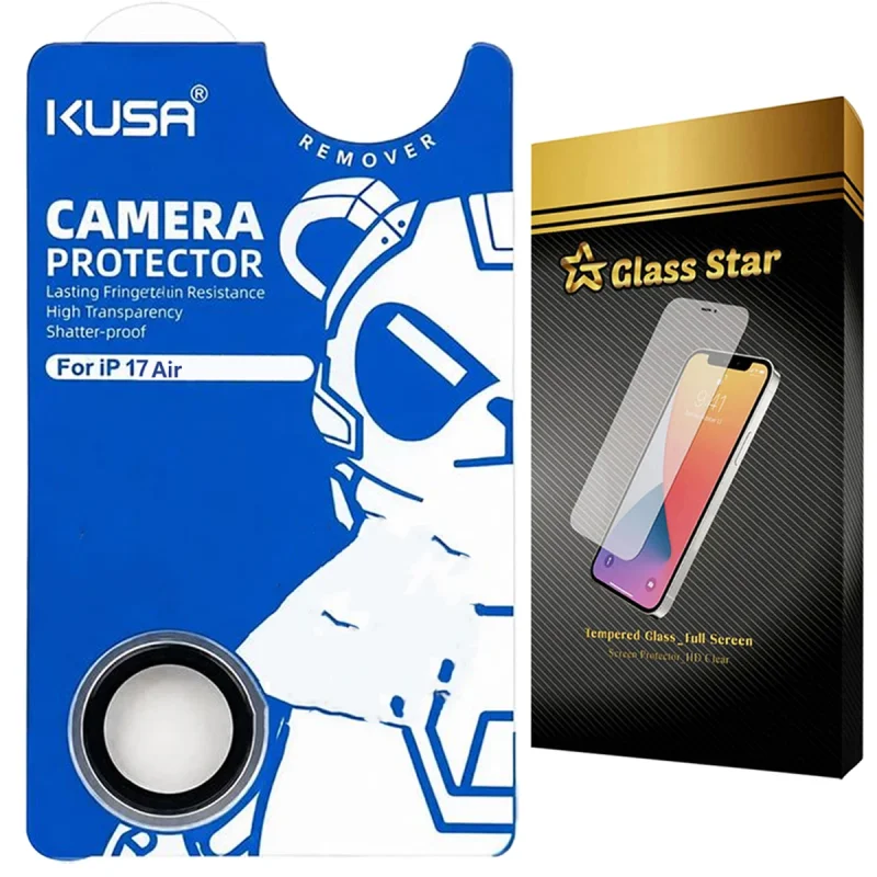 محافظ لنز دوربین گلس استار مدل RINKUSS مناسب برای گوشی موبایل اپل iPhone 17 Air