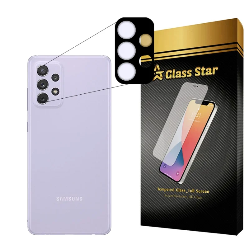 محافظ لنز دوربین  گلس استار مدل 5DLENS مناسب برای گوشی موبایل سامسونگ Galaxy A72 4G