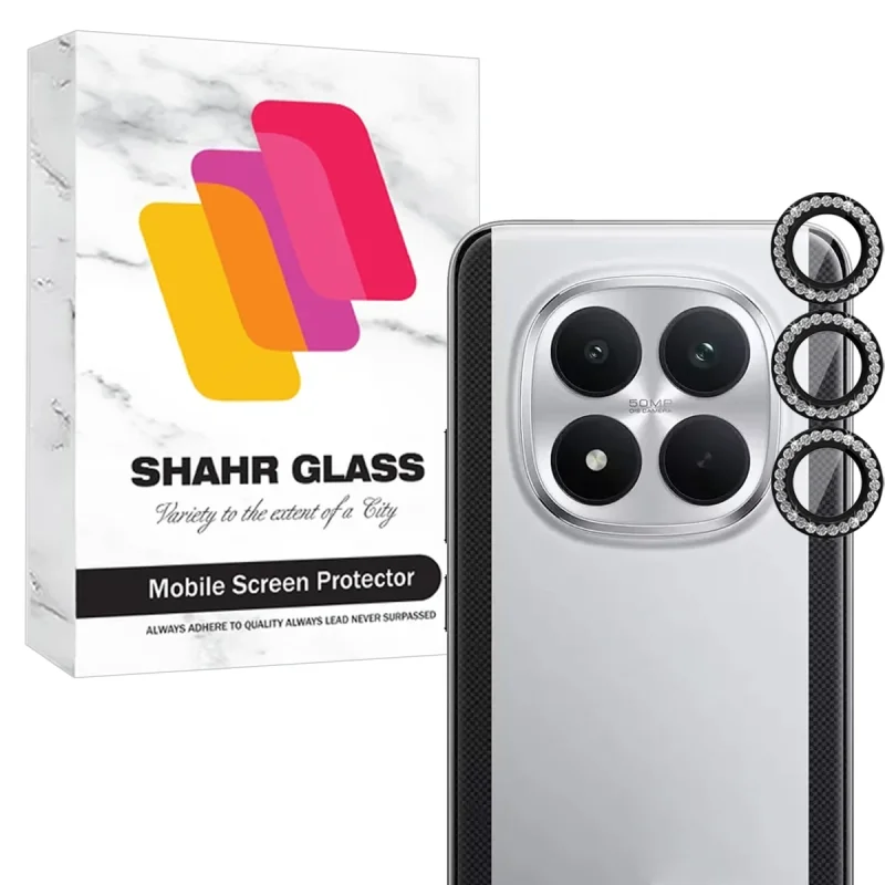 محافظ لنز دوربین شیشه‌ای شهر گلس مدل NRIS20 مناسب برای گوشی موبایل شیائومی Poco M8 Pro