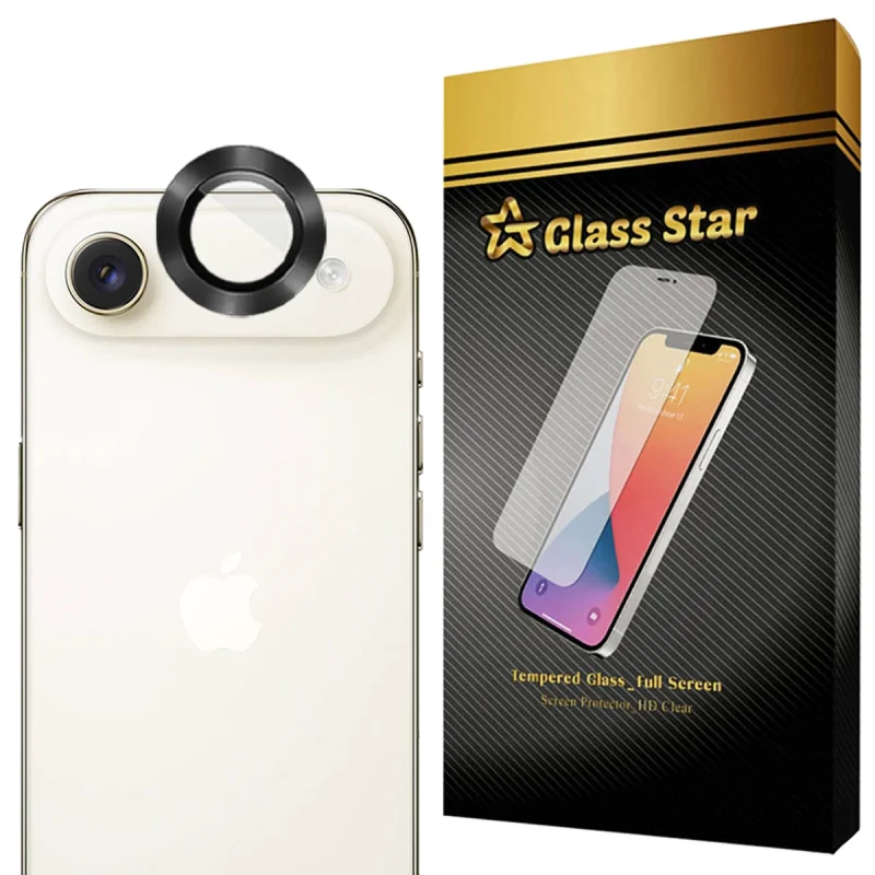 محافظ لنز دوربین فلزی گلس استار مدل GRIN مناسب برای گوشی موبایل اپل iPhone 17 Air