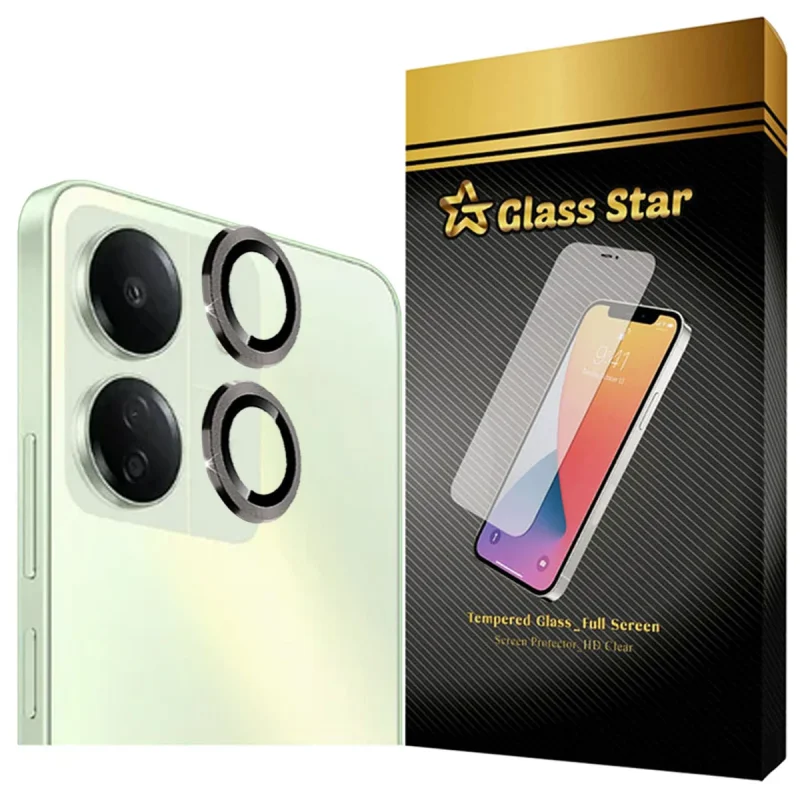 محافظ لنز دوربین گلس استار مدل RINGISLGS مناسب برای گوشی موبایل شیائومی Redmi 13C 4G