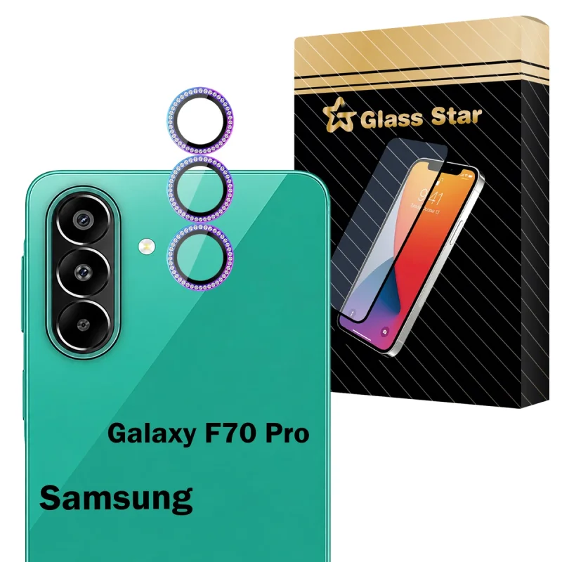 محافظ لنز دوربین شیشه‌ای گلس استار مدل NRIG20 مناسب برای گوشی موبایل Galaxy F70 Pro