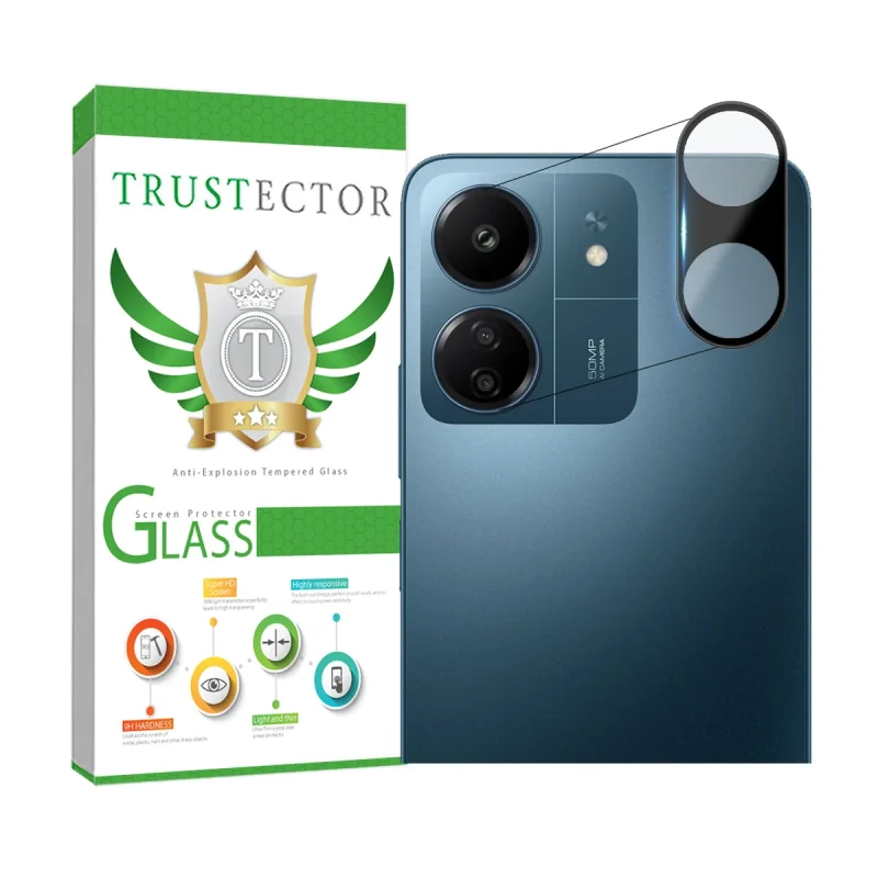 محافظ لنز دوربین تراستکتور مدل LENSFT مناسب برای گوشی موبایل شیائومی Redmi 13C 4G / Poco C65