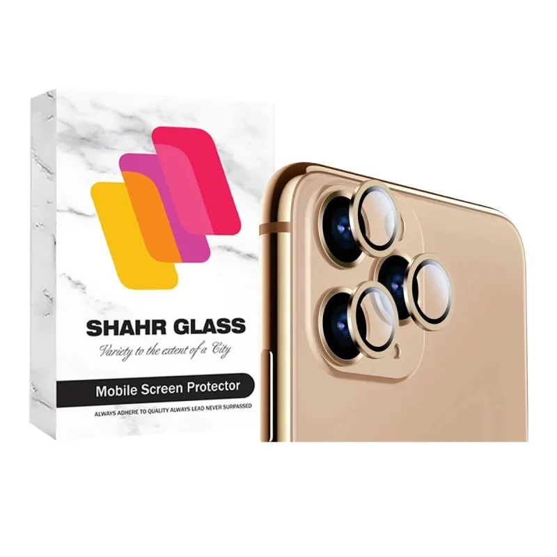 محافظ لنز دوربین شهر گلس مدل RINGSHA مناسب برای گوشی موبایل اپل iPhone 11 Pro Max