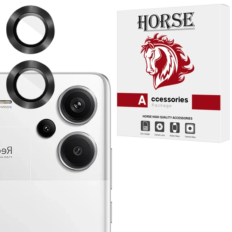 محافظ لنز دوربین هورس مدل RINH20 مناسب برای گوشی موبایل شیائومی Redmi Note 13 Pro Plus 5G