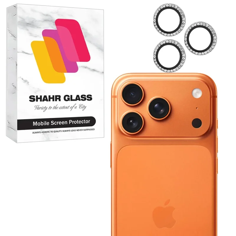 محافظ لنز دوربین شیشه‌ای شهر گلس مدل NRIS20 مناسب برای گوشی موبایل اپل iPhone 17 Pro Max