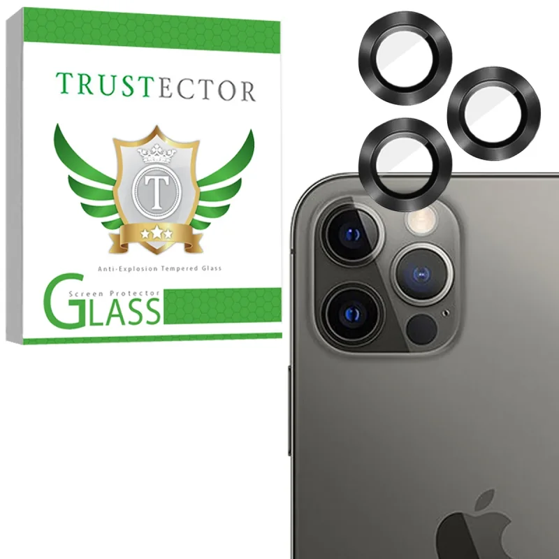 محافظ لنز دوربین فلزی تراستکتور مدل RINT20 مناسب برای گوشی موبایل اپل iPhone 12 Pro / 11 Pro Max / 11 Pro