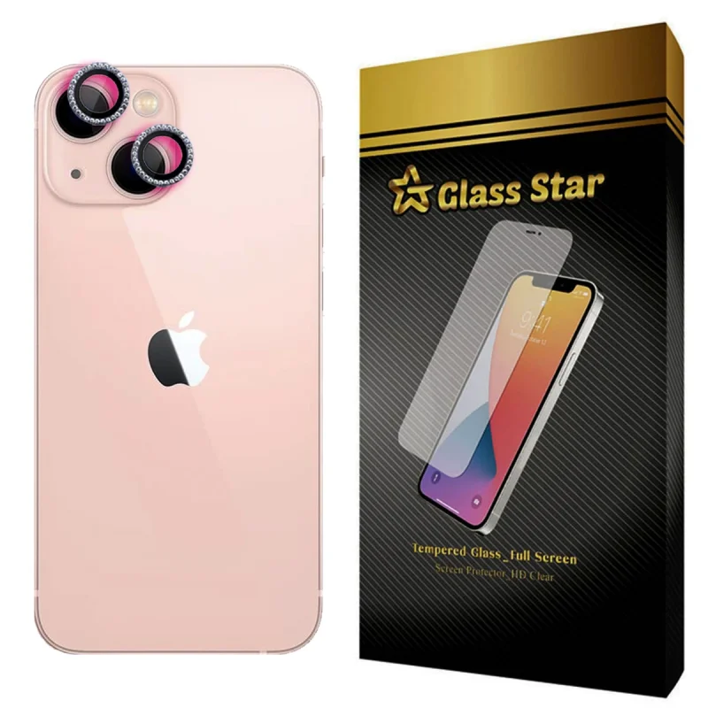 محافظ لنز دوربین گلس استار مدل LNG-Glass مناسب برای گوشی موبایل اپل iPhone 13 Mini