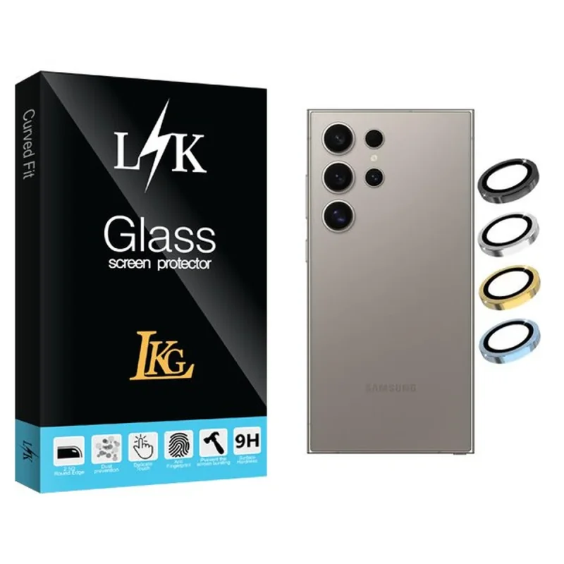 محافظ لنز گوشی ال کا جی مدل LKK Ringi مناسب برای گوشی موبایل سامسونگ Galaxy S25 Ultra