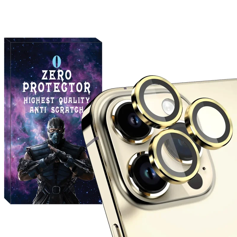 محافظ لنز دوربین زیرو مدل Ring-Metal-ZR مناسب برای گوشی موبایل اپل Iphone 15 Pro Max