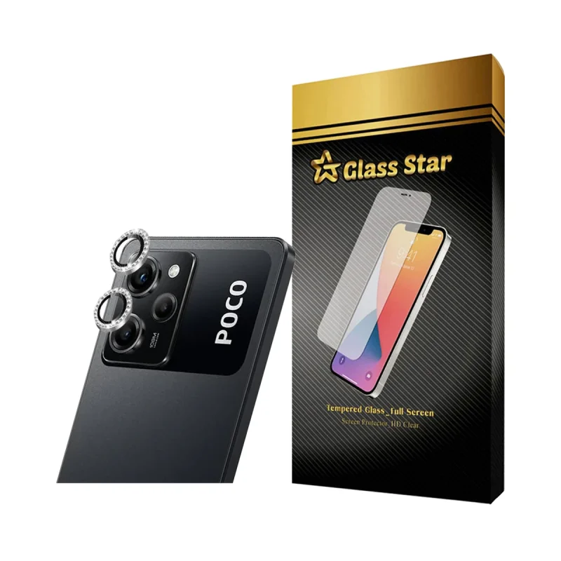 محافظ لنز دوربین گلس استار مدل RNGLNGS مناسب برای گوشی موبایل شیائومی Poco X5 Pro