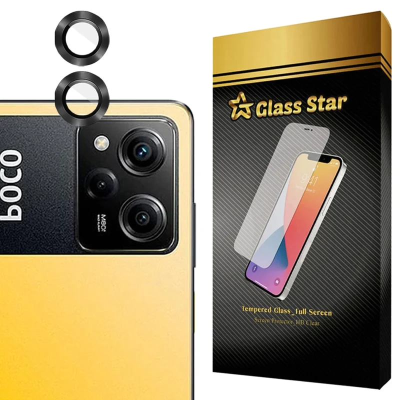 محافظ لنز دوربین فلزی گلس استار مدل GRIN مناسب برای گوشی موبایل شیائومی Poco X5 pro
