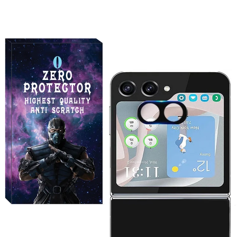محافظ لنز دوربین زیرو مدل 3D-ZR مناسب برای گوشی موبایل سامسونگ Galaxy Z Flip 5