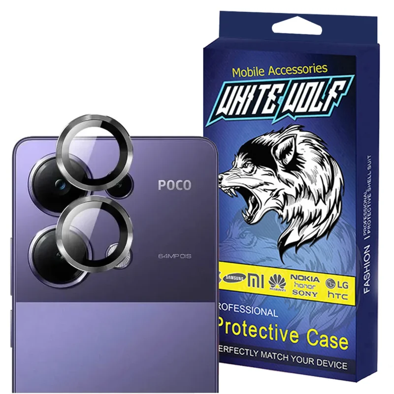 محافظ لنز دوربین وایت ولف مدل W-Ring مناسب برای گوشی موبایل شیائومی Poco M6 Pro 4G