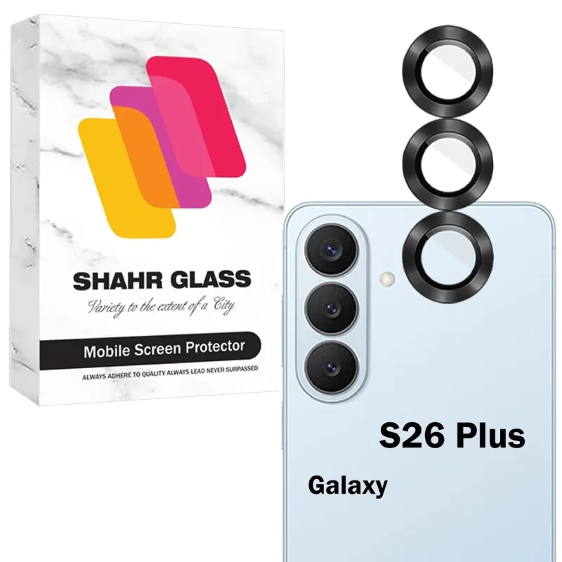 محافظ لنز دوربین شیشه‌ای شهر گلس مدل RINS20 مناسب برای گوشی موبایل سامسونگ Galaxy S26 Plus