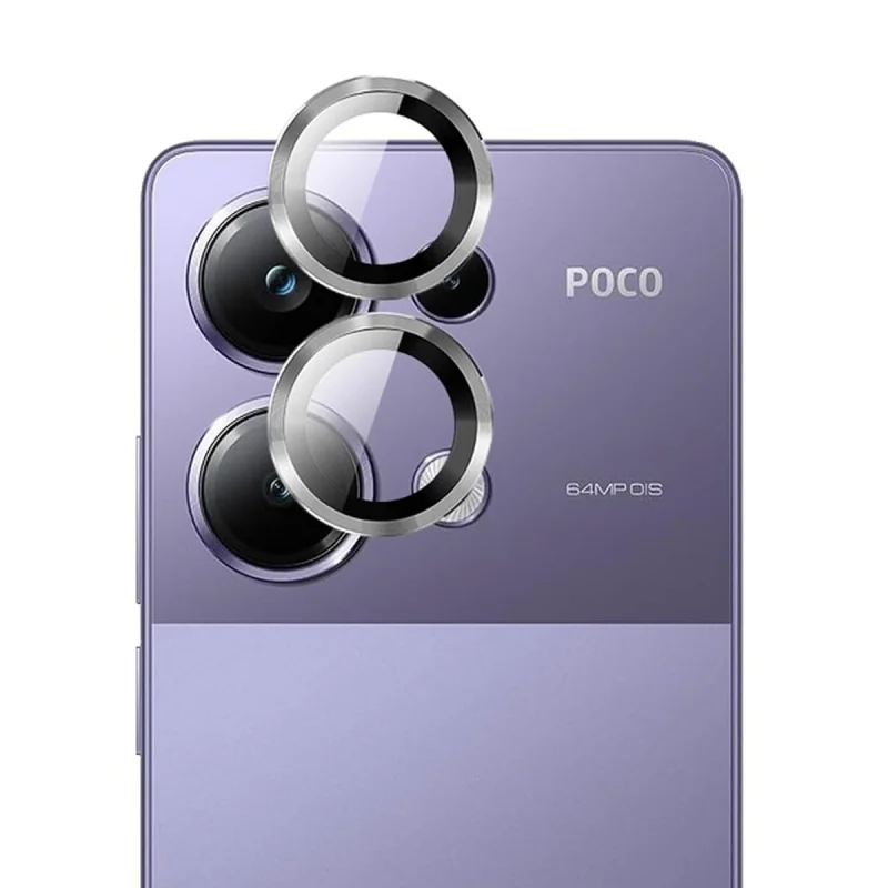 محافظ لنز دوربین کروکودیل مدل C-R مناسب برای گوشی موبایل شیائومی Poco M6 Pro 4G