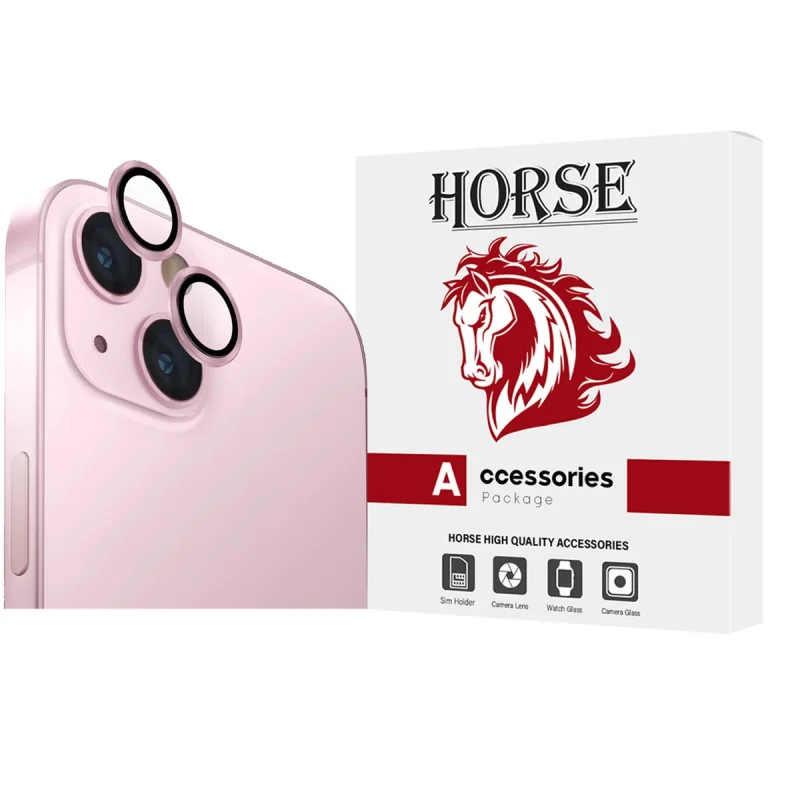 محافظ لنز دوربین هورس مدل RINGHOR مناسب برای گوشی موبایل اپل iPhone 14 Plus