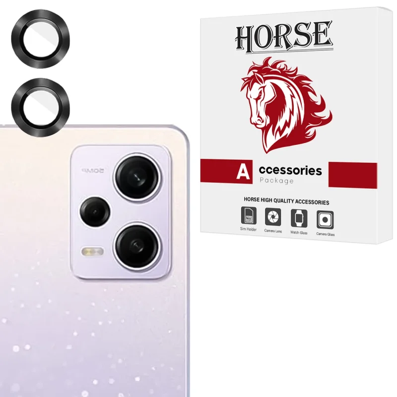 محافظ لنز دوربین هورس مدل RINH20 مناسب برای گوشی موبایل شیائومی Redmi Note 12 Pro 5G