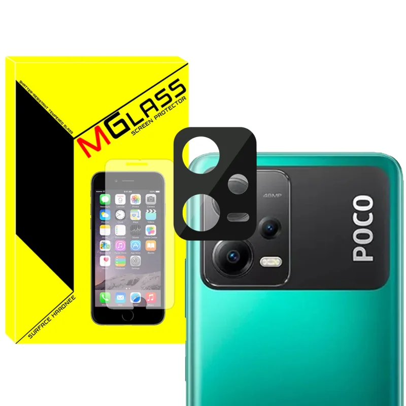 محافظ لنز دوربین ام‌گلس مدل 3D-MG مناسب برای گوشی موبایل شیائومی Poco X5 5G