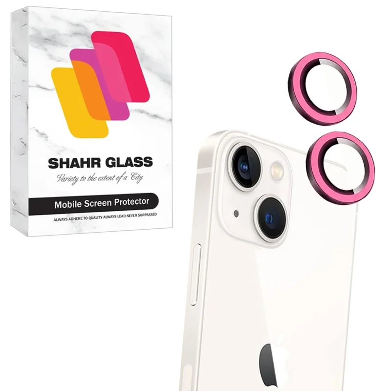 محافظ لنز دوربین شیشه‌ای شهر گلس مدل SHLZS مناسب برای گوشی موبایل اپل iPhone 14