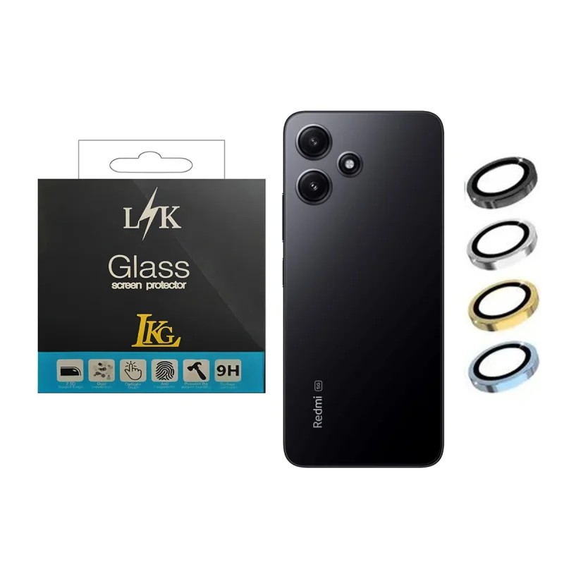 محافظ لنز دوربین ال کا جی مدل رینگی مناسب برای گوشی موبایل شیائومی Redmi 12