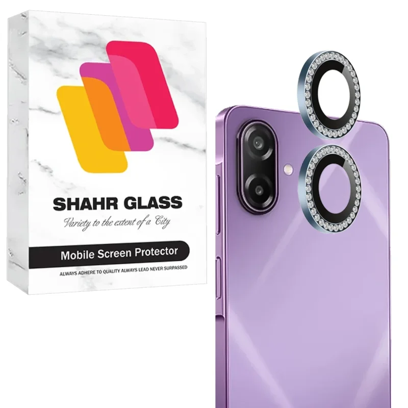 محافظ لنز دوربین شیشه‌ای شهر گلس مدل NRIS20 مناسب برای گوشی موبایل سامسونگ Galaxy M17e