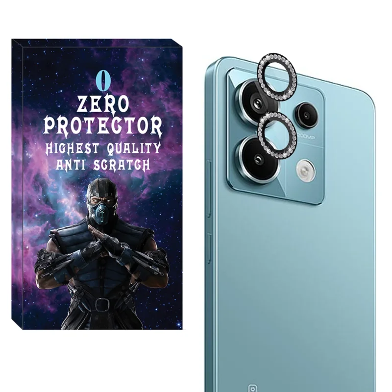 محافظ لنز دوربین رینگی زیرو مدل Ring-Diamond-ZR مناسب برای گوشی موبایل شیائومی Redmi Note 13 Pro 5G