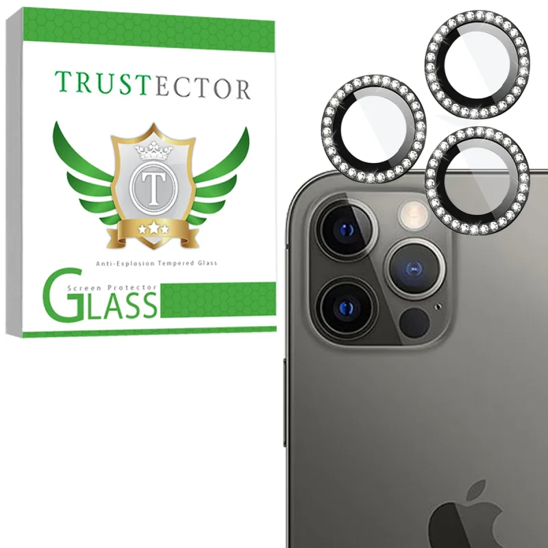 محافظ لنز دوربین شیشه‌ای تراستکتور مدل NRIT20 مناسب برای گوشی موبایل اپل iPhone 12 Pro Max