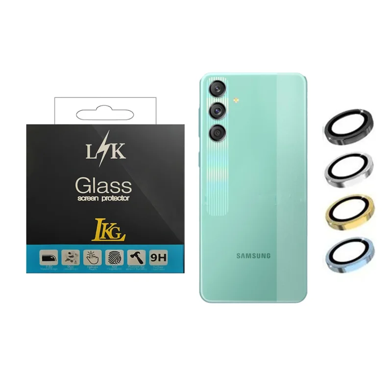 محافظ لنز گوشی ال کا جی مدل رینگی مناسب برای گوشی موبایل سامسونگ Galaxy M55s 5G