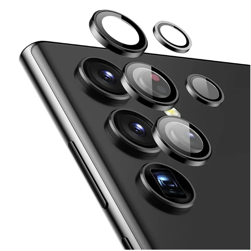 محافظ لنز دوربین بادیگارد مدل Ring مناسب برای گوشی موبایل سامسونگ Galaxy S22 Ultra