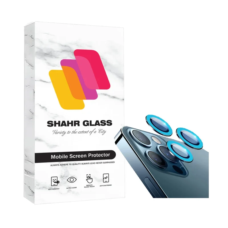محافظ لنز دوربین شهر گلس مدل SHABRANGS مناسب برای گوشی موبایل اپل iPhone 12 Pro max