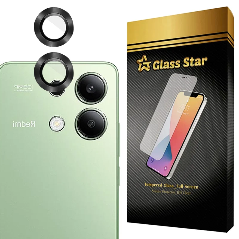 محافظ لنز دوربین فلزی گلس استار مدل GRIN مناسب برای گوشی موبایل شیائومی Redmi Note 13 4G