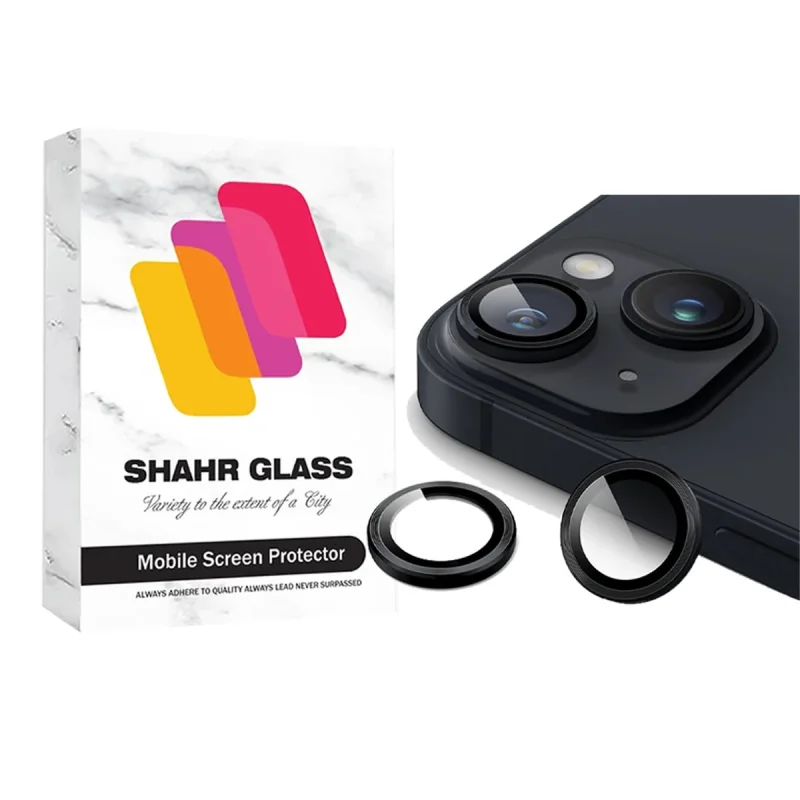 محافظ لنز دوربین شهر گلس مدل RINGSHA مناسب برای گوشی موبایل اپل iPhone 14