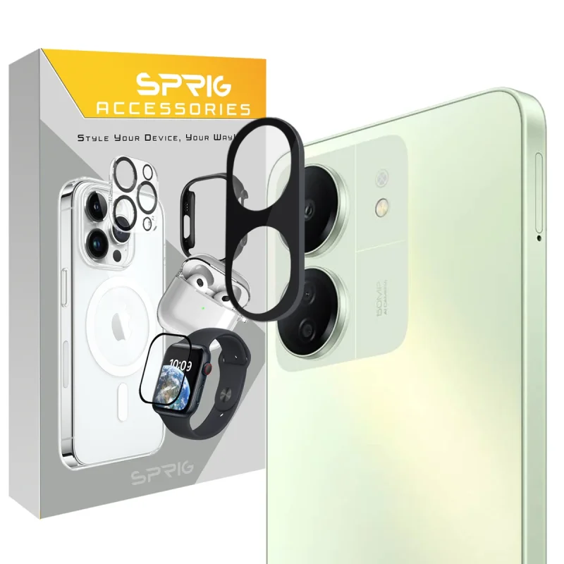 محافظ لنز دوربین اسپریگ مدل 3D-SP مناسب برای گوشی موبایل شیائومی Redmi 13C