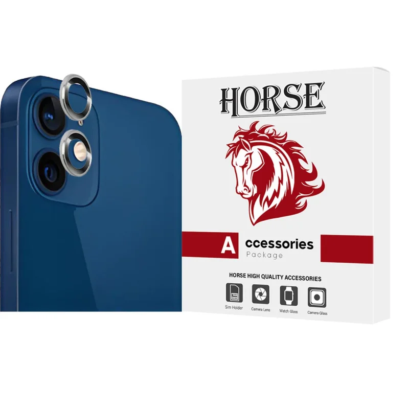 محافظ لنز دوربین هورس مدل RINGHOR مناسب برای گوشی موبایل اپل iPhone 12 mini