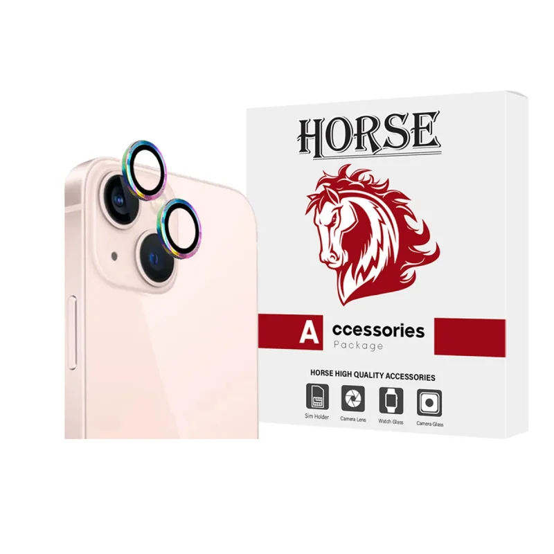 محافظ لنز دوربین هورس مدل RINGHOR مناسب برای گوشی موبایل اپل iPhone 13 mini