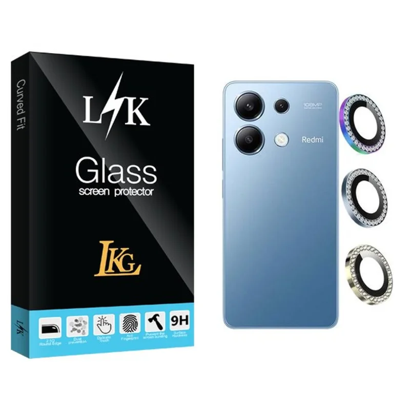محافظ لنز گوشی ال کا جی مدل LKK Ringi negin مناسب برای گوشی موبایل شیائومی Redmi note 13 4G