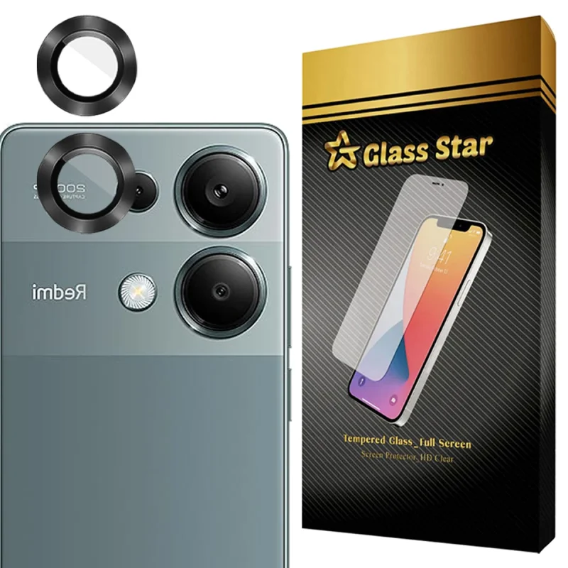 محافظ لنز دوربین فلزی گلس استار مدل GRIN مناسب برای گوشی موبایل شیائومی Redmi Note 13 Pro 4G