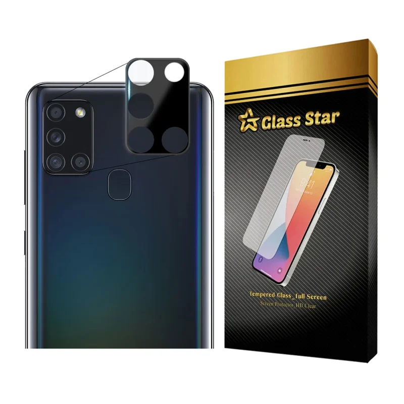 محافظ لنز دوربین گلس استار مدل LENSFS مناسب برای گوشی موبایل سامسونگ Galaxy A21s