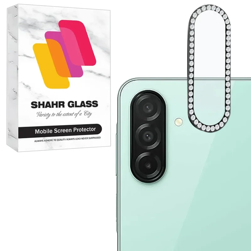 محافظ لنز دوربین شیشه‌ای شهر گلس مدل NRIS20 مناسب برای گوشی موبایل سامسونگ Galaxy A36 5G / Galaxy A56 5G