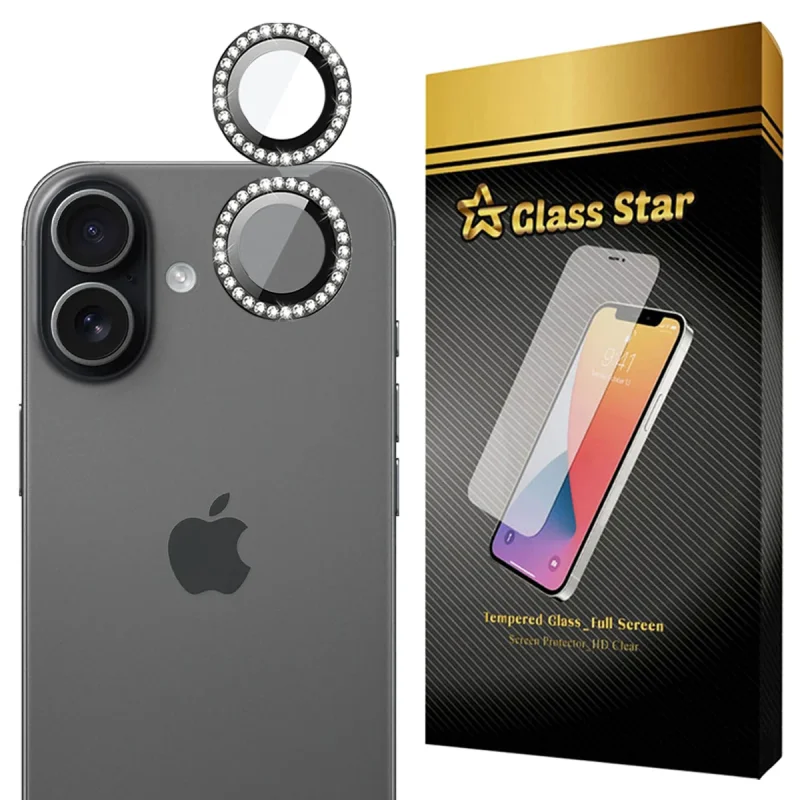 محافظ لنز دوربین شیشه‌ای گلس استار مدل NRIG20 مناسب برای گوشی موبایل اپل iPhone 17