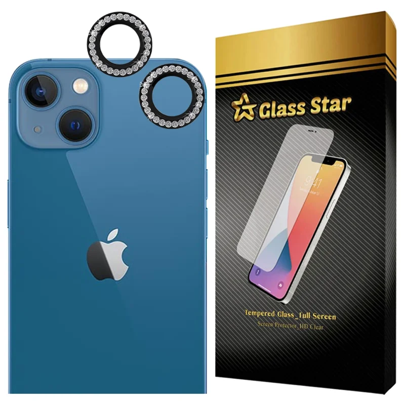 محافظ لنز دوربین شیشه‌ای گلس استار مدل NRIG20 مناسب برای گوشی موبایل اپل iPhone 13 mini