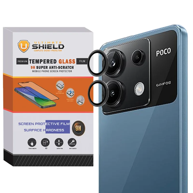 محافظ لنز دوربین آلتیمیت شیلد مدل Ring-Metal-UL مناسب برای گوشی موبایل شیائومی Poco X6