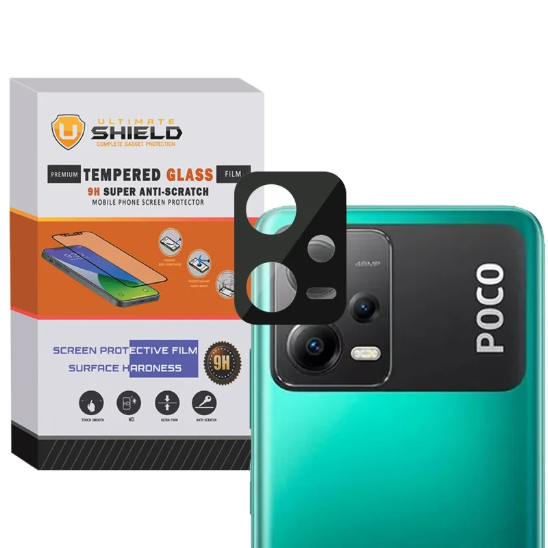 محافظ لنز دوربین آلتیمیت شیلد مدل 3D-UL مناسب برای گوشی موبایل شیائومی Poco X5 5G