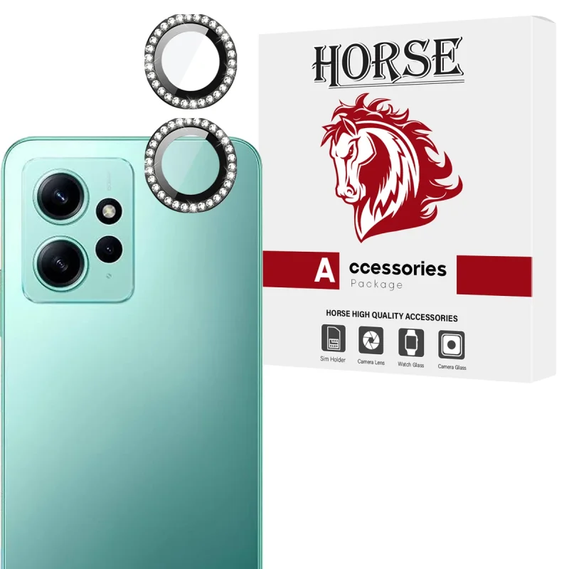 محافظ لنز دوربین شیشه‌ای هورس مدل NRIH20 مناسب برای گوشی موبایل شیائومی Redmi Note 12 4G
